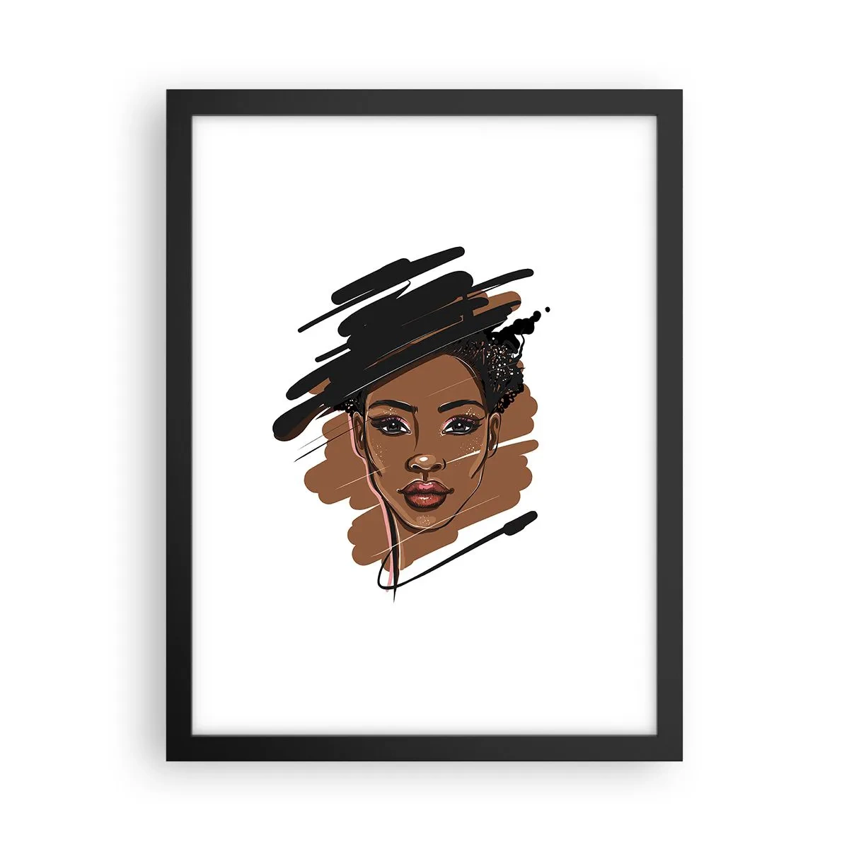 Poster in black frame - Sweet Like Chocolate - 30x40 cm