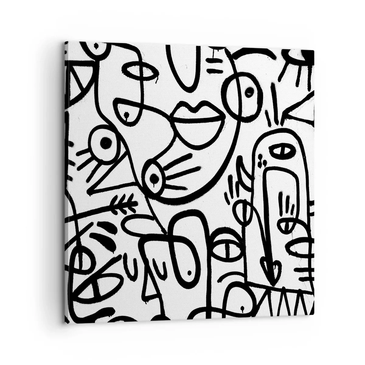 Canvas picture - Faces and Mirages - 60x60 cm