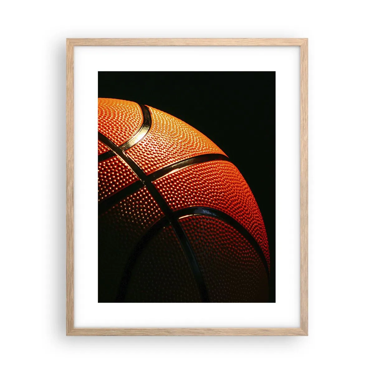 Poster in light oak frame - Beautiful Like a Planet - 40x50 cm