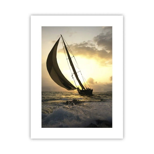 Poster - With and against the Wind - 30x40 cm