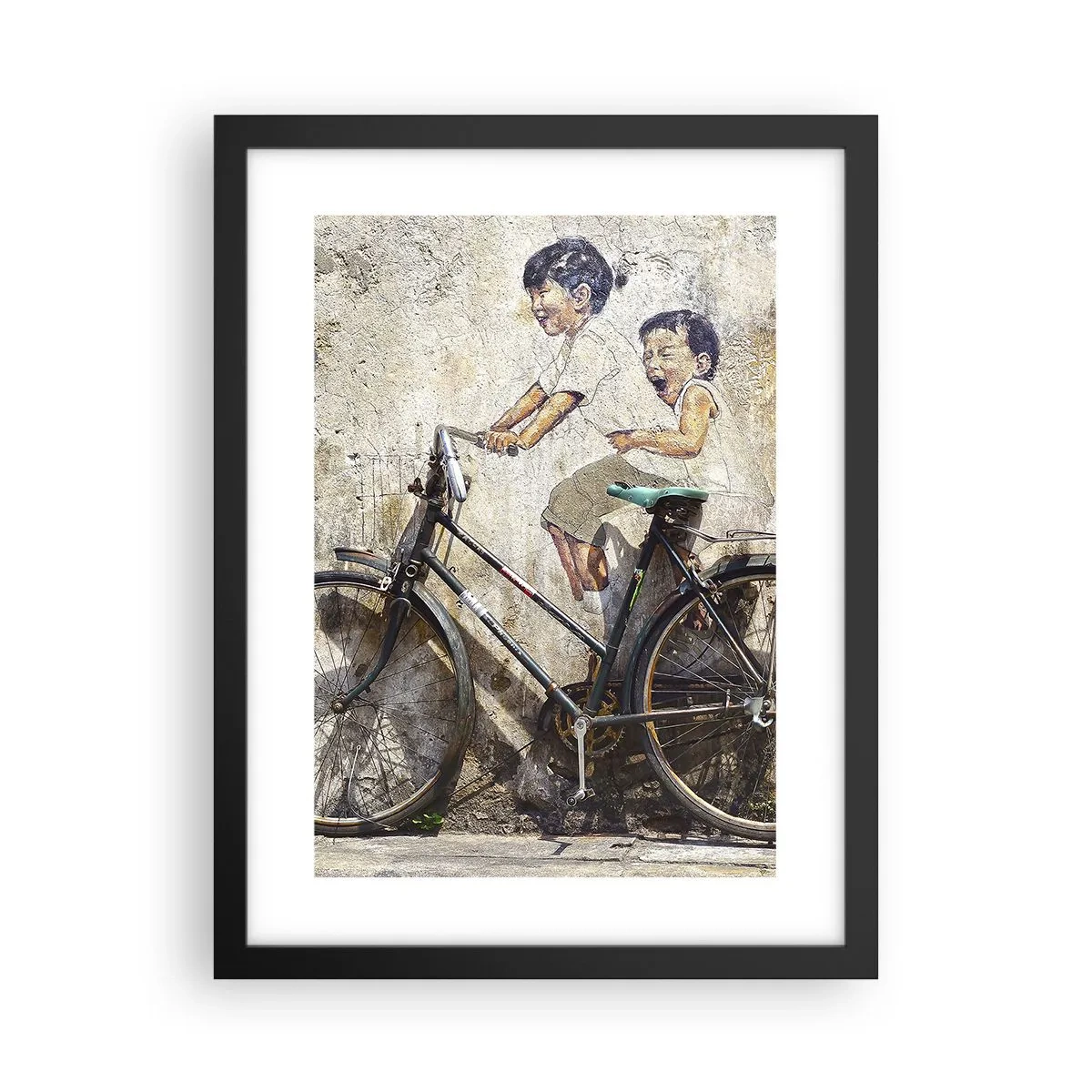 Poster in black frame - True or False? - 30x40 cm