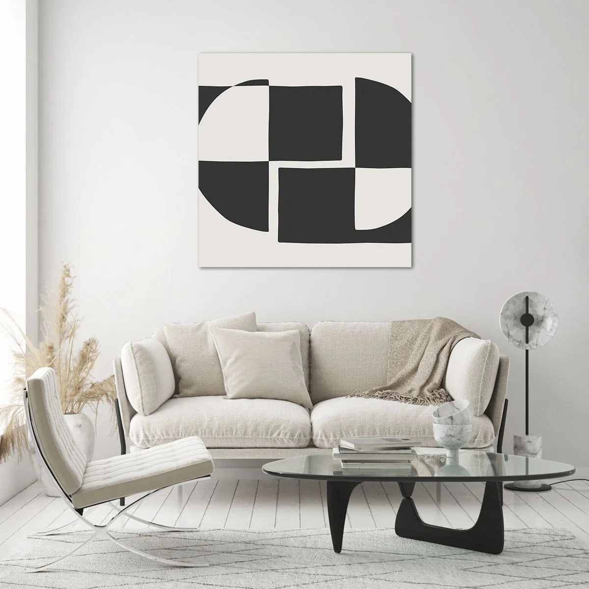 Glass picture - Antithesis-Synthesis - 60x60 cm