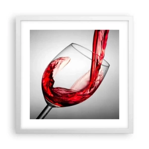 Poster in white frmae - Colour - Movement - Sound - 40x40 cm
