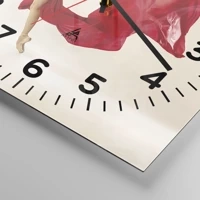 Clock face with numbers