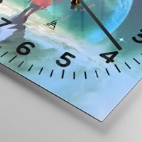 Clock face with numbers