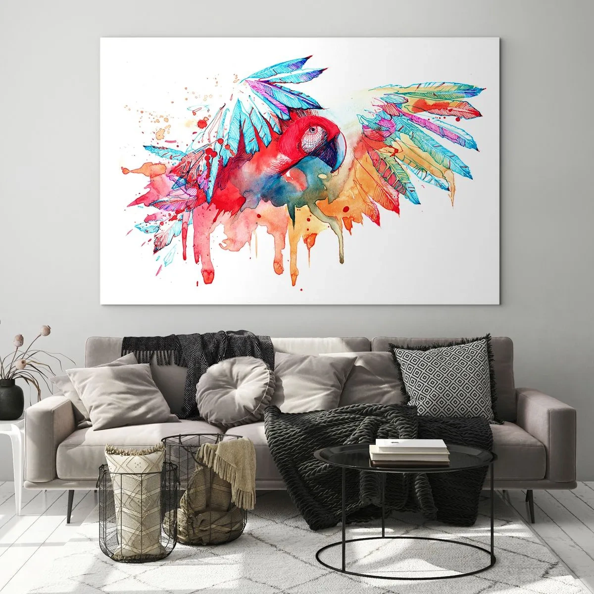 Glass picture - . - 100x70 cm