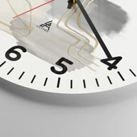 Clock face with numbers