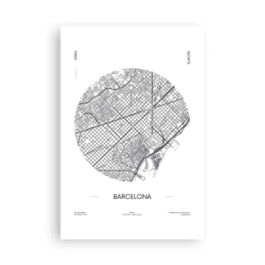 Poster - Anatomy of Barcelona - 61x91 cm