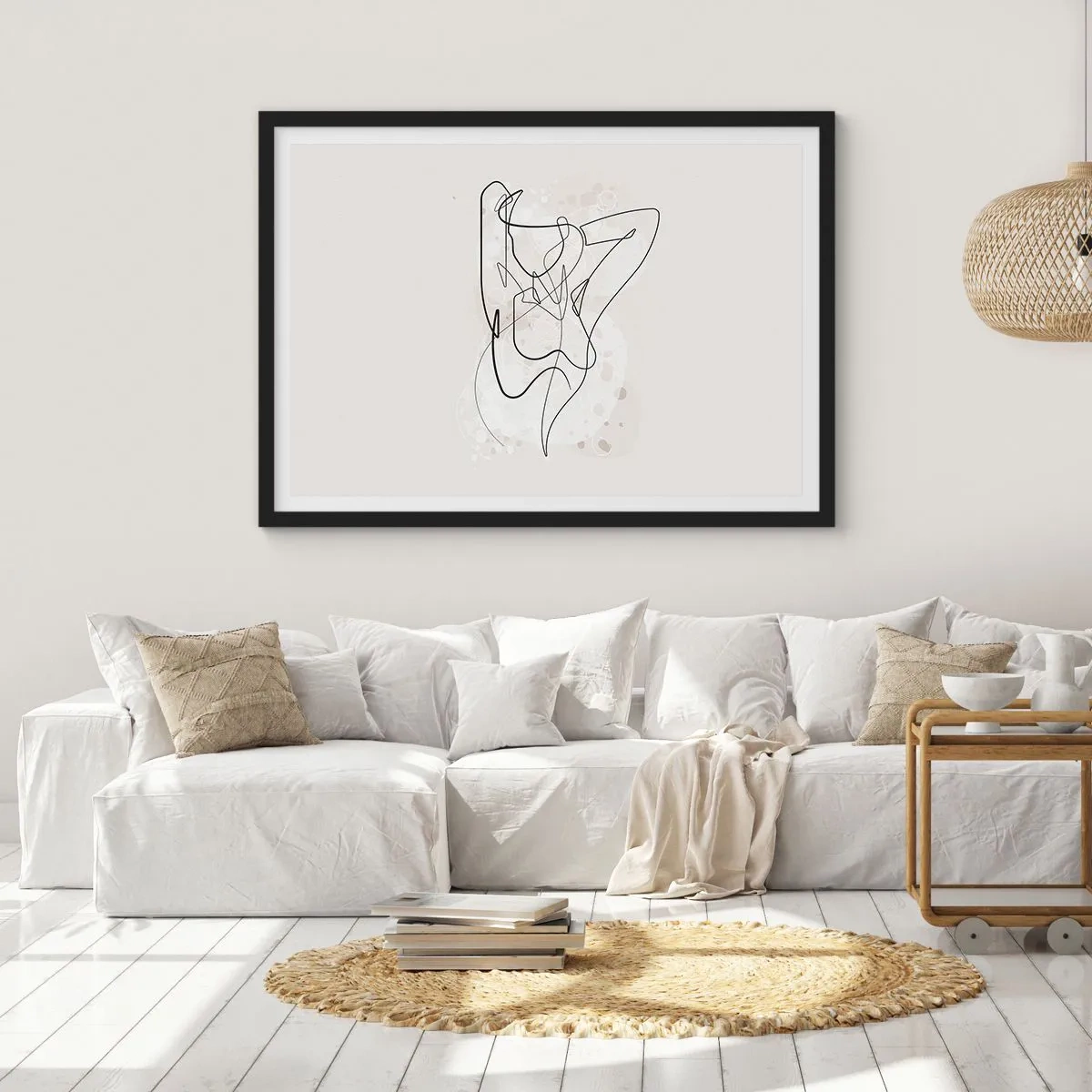 Poster in black frame - Art of Seduction - 70x50 cm