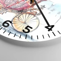 Clock face with numbers