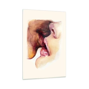 Glass picture - Like Night and Day, Earth and Heaven - 80x120 cm
