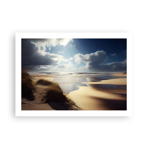 Poster - Beach, Wild Beach - 70x50 cm