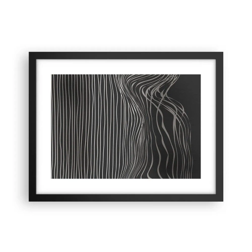 Poster in black frame - Rhythm and Accent - 40x30 cm