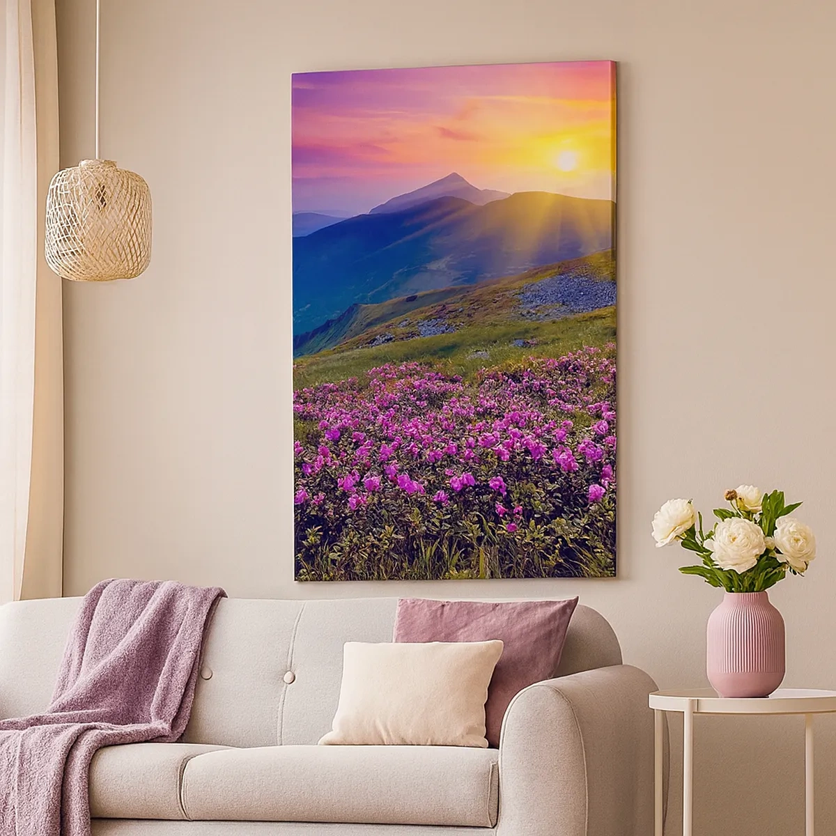 Canvas picture - Surrounded by Mountain Pine and Herbs - 50x70 cm