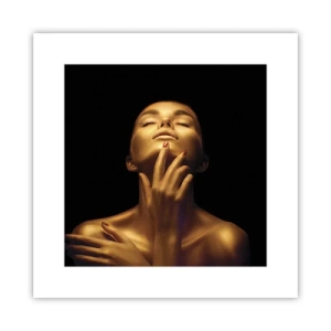 Poster - Like Golden Silk - 30x30 cm