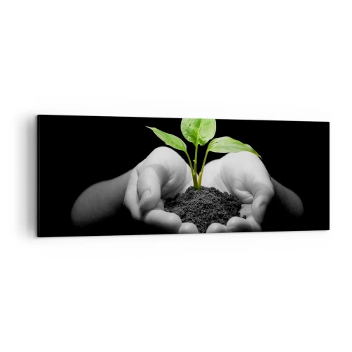 Canvas picture - I Love Nature, I Protect It - 140x50 cm