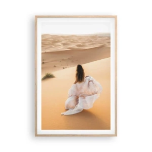 Poster in light oak frame - Escape to Freedom - 61x91 cm