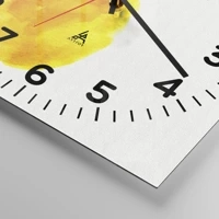 Clock face with numbers