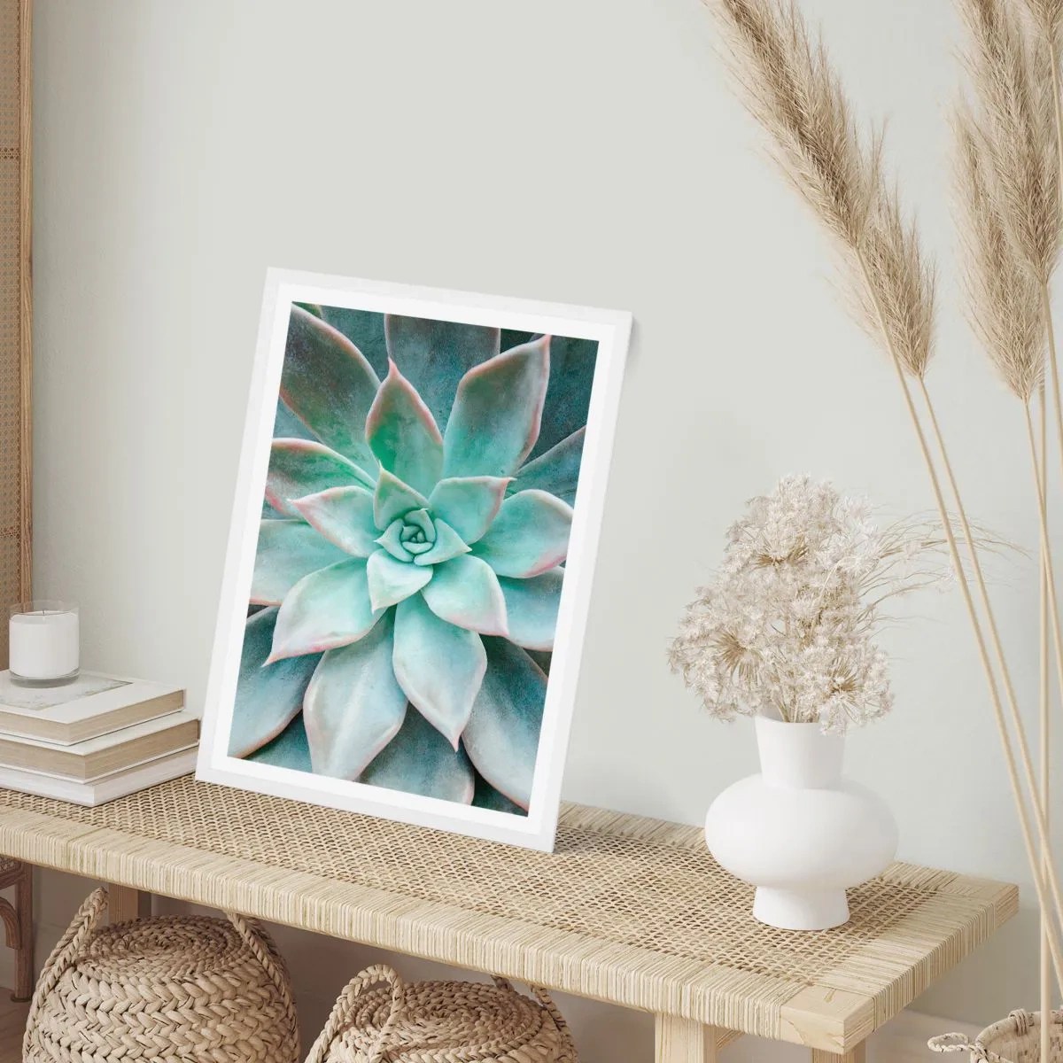 Poster in white frmae - Heart of a Desert - 50x70 cm