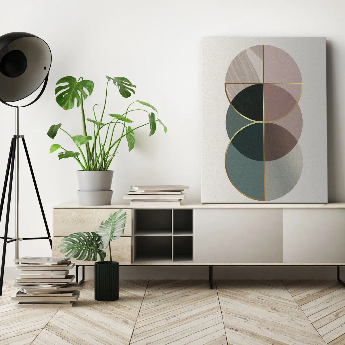 Canvas picture - Circle after Circle - 70x100 cm