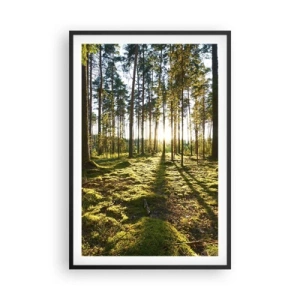Poster in black frame - Deep in the Forest - 61x91 cm