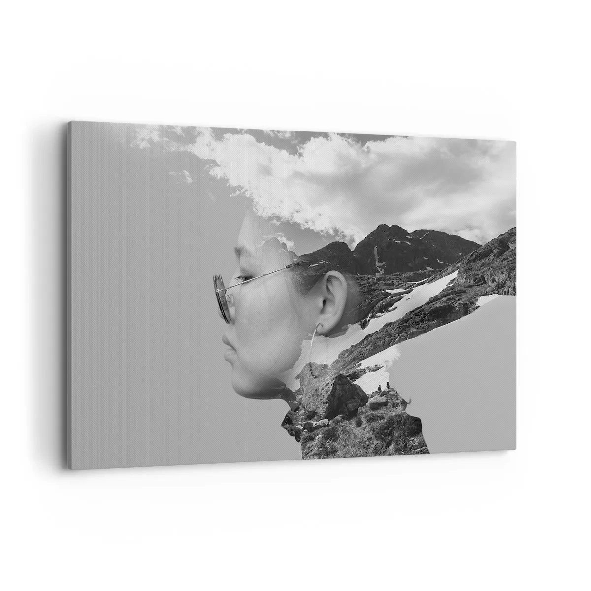 Canvas picture - Cloudy Portrait - 120x80 cm