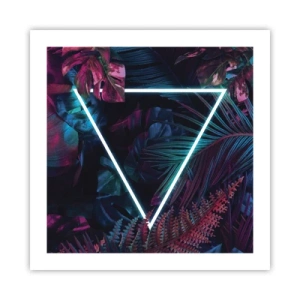 Poster - Disco Style Garden - 50x50 cm