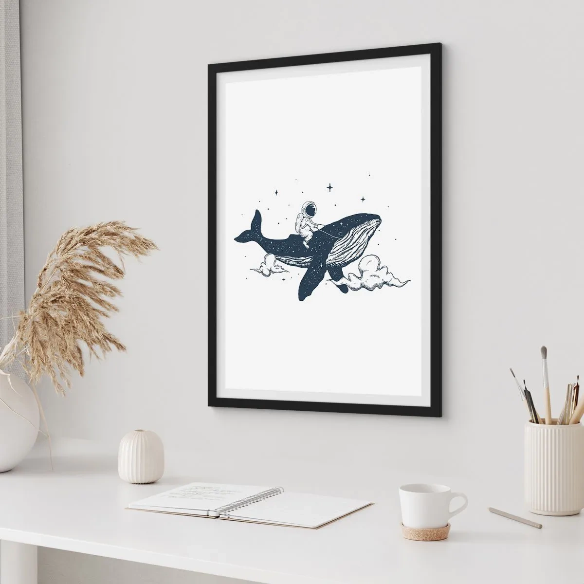Poster in black frame - Space Adventure - 61x91 cm