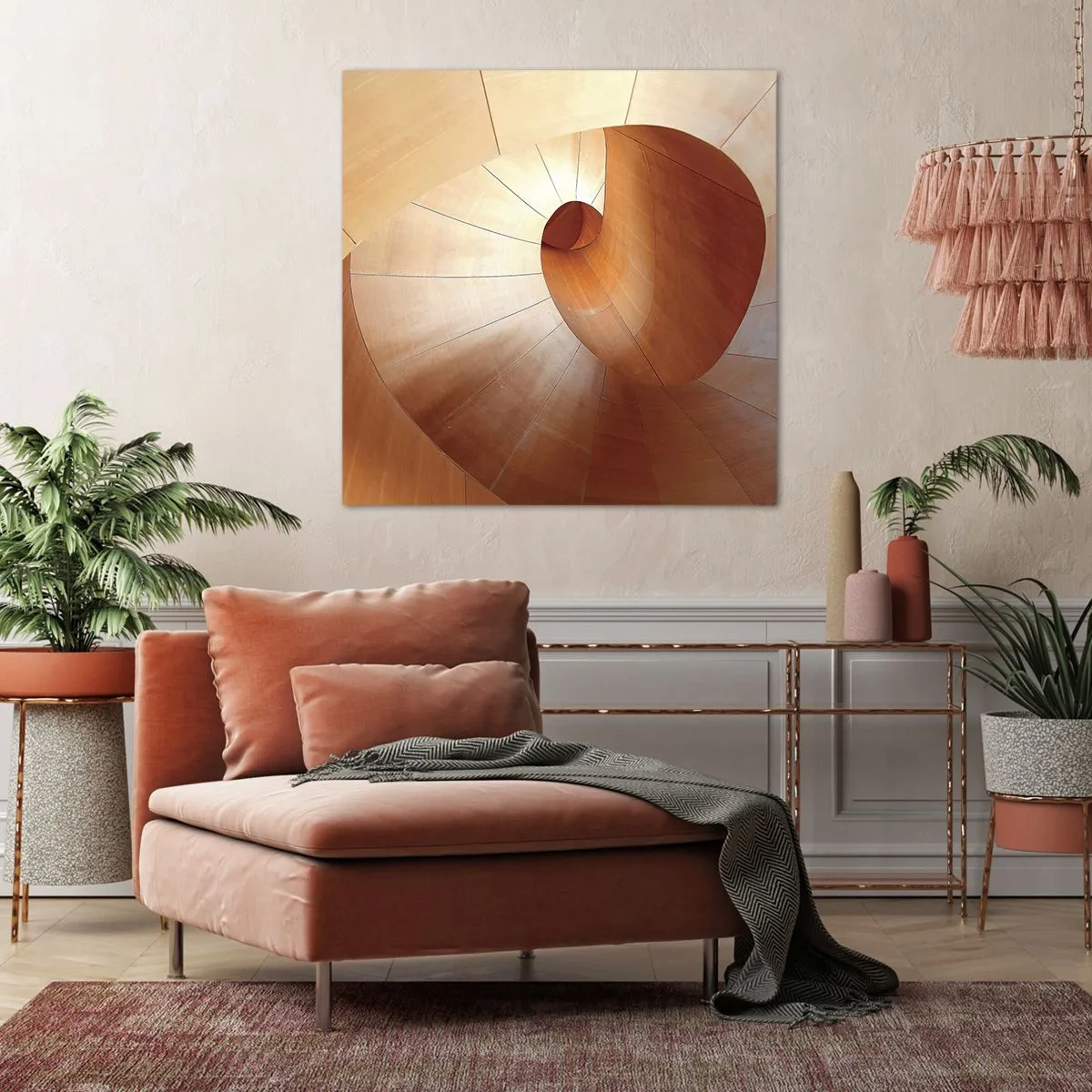 Canvas picture - Architectural Serpentine - 70x70 cm