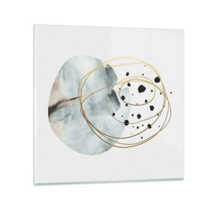 Glass picture - In the Embrace of Space - 50x50 cm