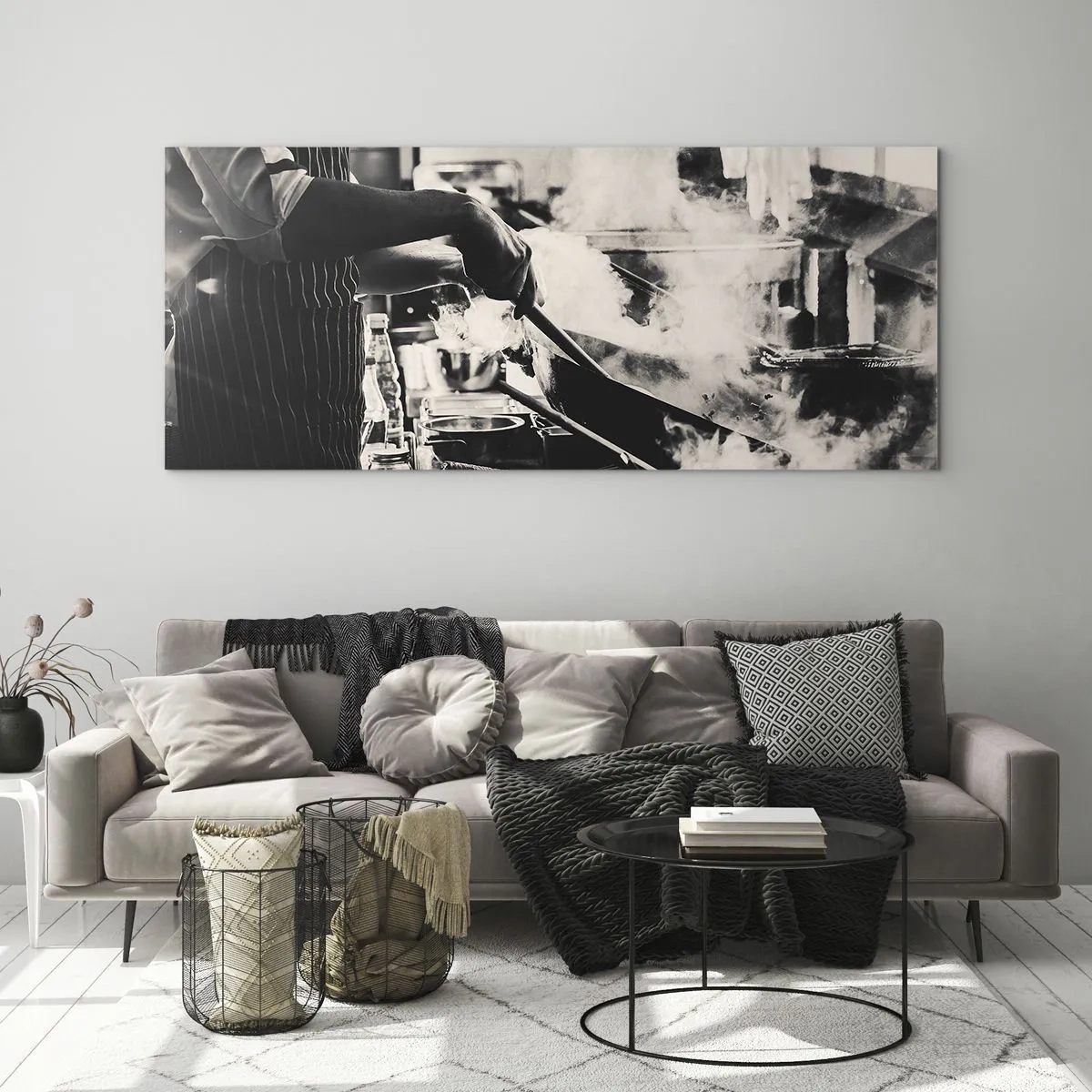 Glass picture - Alchemy of Flavours - 140x50 cm