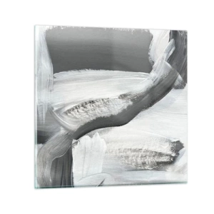 Glass picture - With a Decisive Move - 40x40 cm