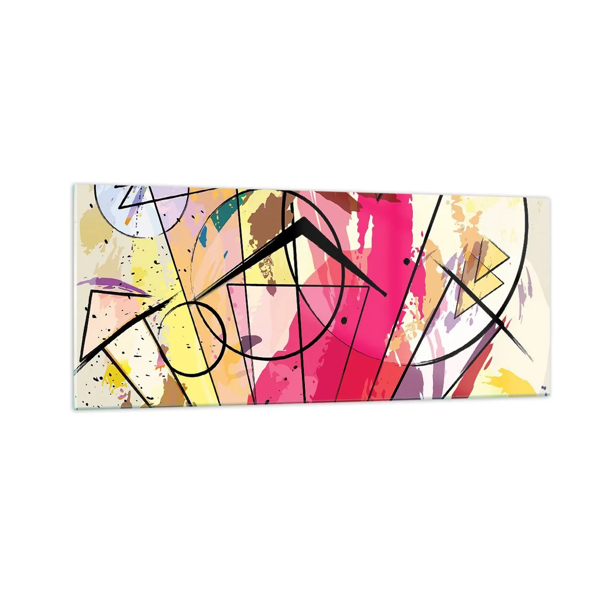 Glass picture - Explosion  - 100x40 cm