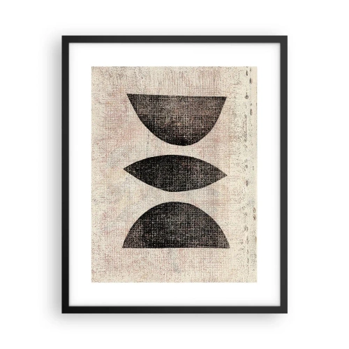 Poster in black frame - Ethnic Abstraction - 40x50 cm
