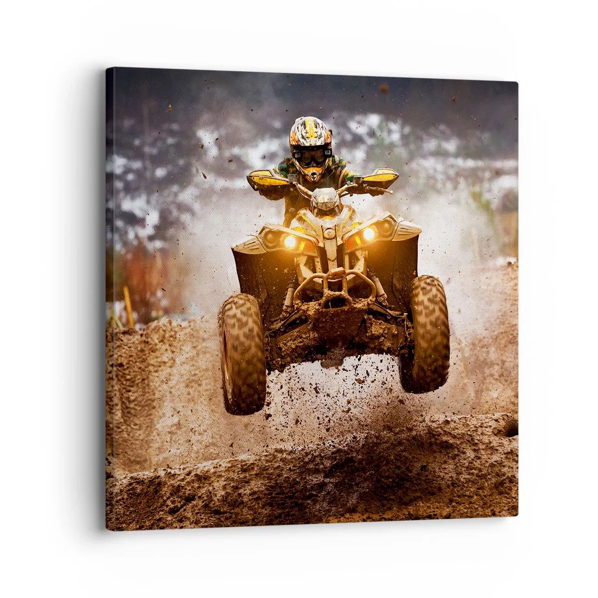 Canvas picture - No Risk No Fun - 30x30 cm