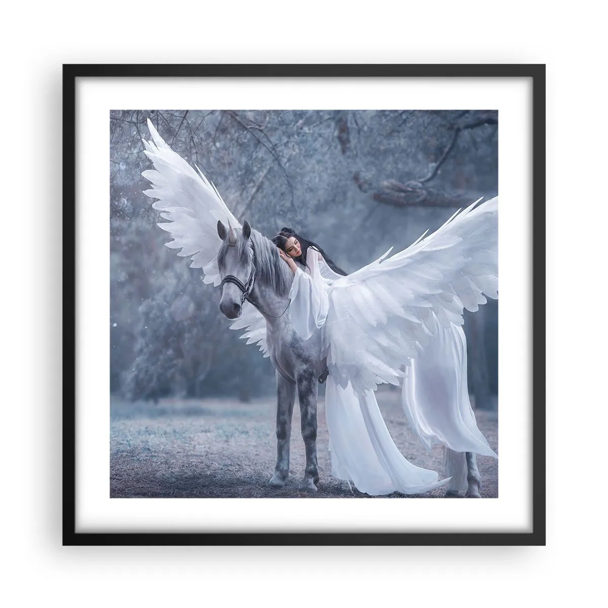 Poster in black frame - Inspired Moment - 50x50 cm