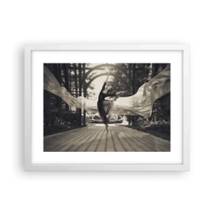 Poster in white frmae - Dance of the Garden Spirit - 40x30 cm