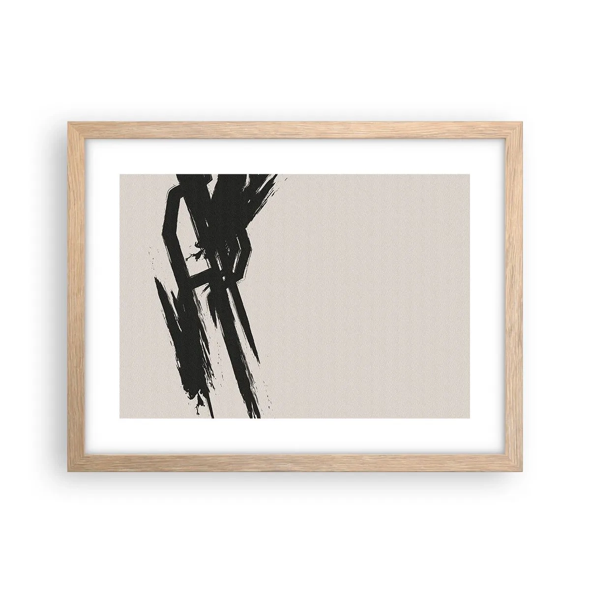 Poster in light oak frame - Uncontrollable Rush - 40x30 cm