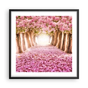 Poster in black frame - Way to Heaven - 50x50 cm