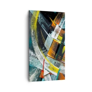 Canvas picture - Energy of Movement - 45x80 cm