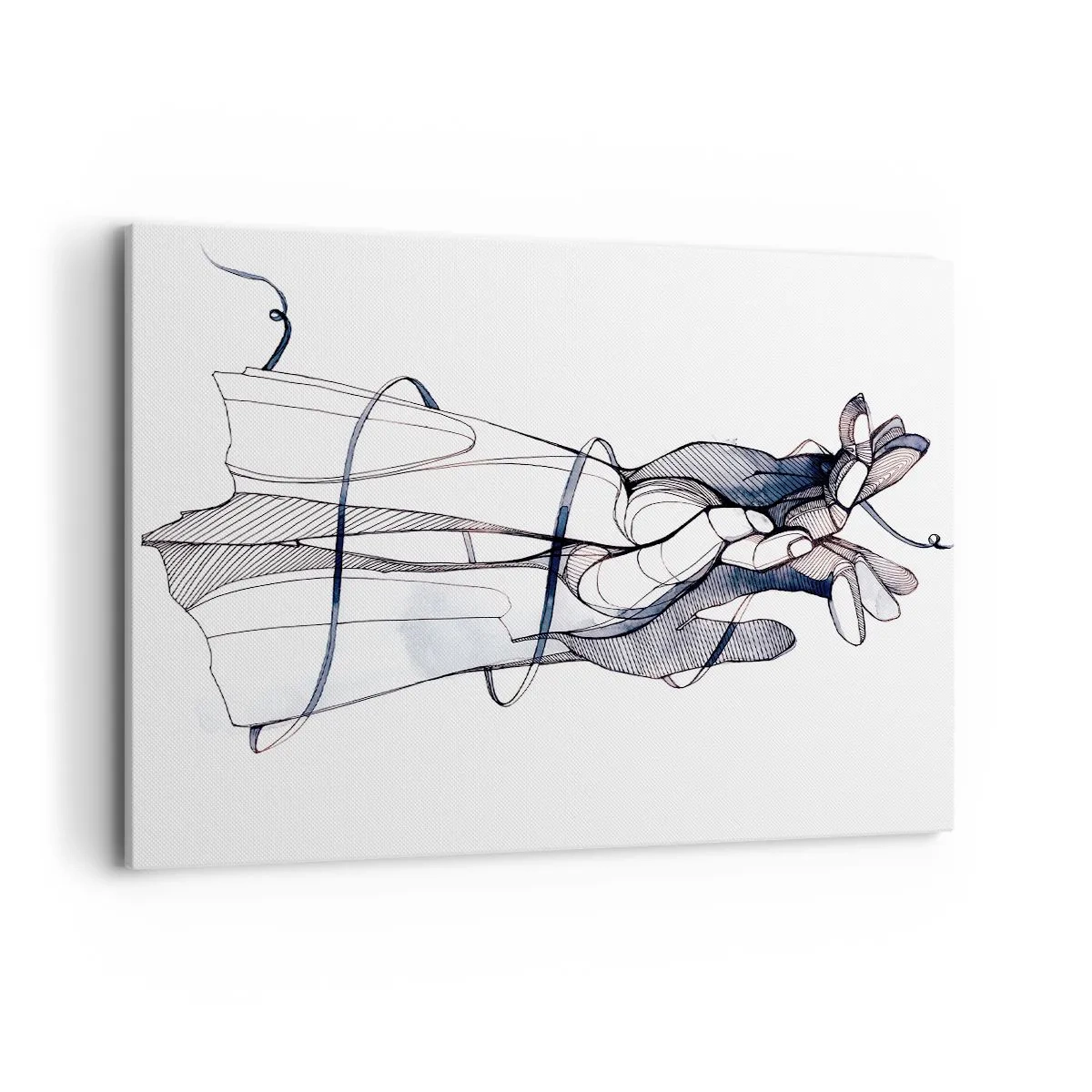 Canvas picture - Study of Touch - 100x70 cm