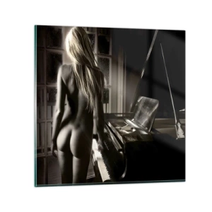 Glass picture - Perfect Evening Harmony - 30x30 cm