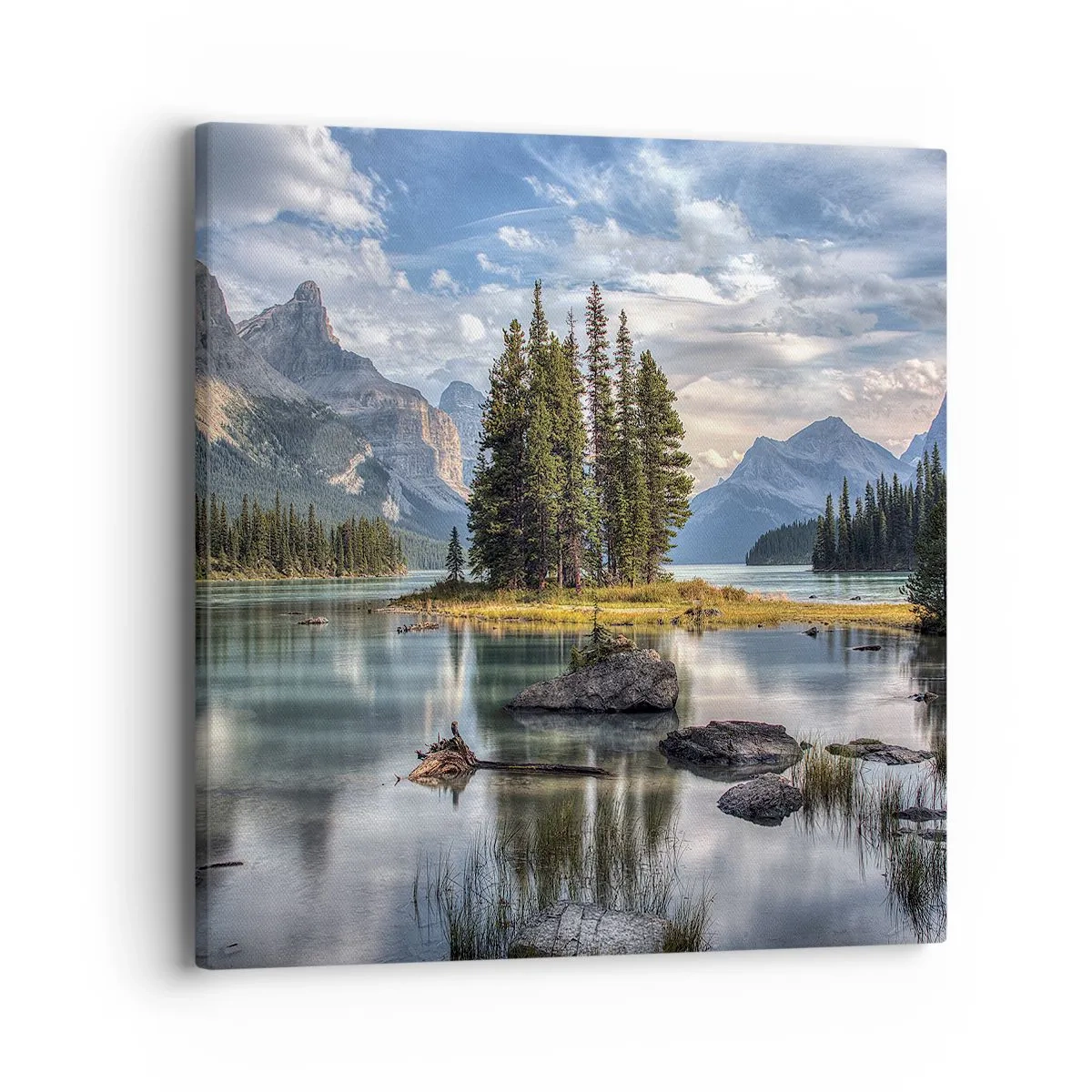 Canvas picture - By Big and Clear Waters - 40x40 cm