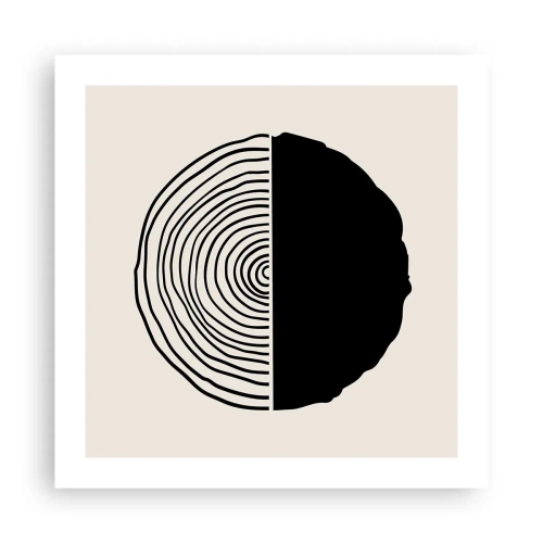 Poster - Half-half - 50x50 cm