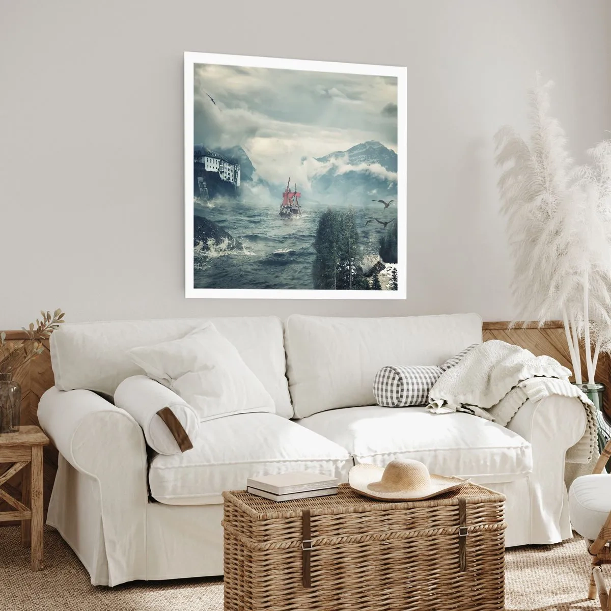 Poster - On Magical Waters - 40x40 cm