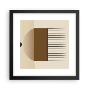 Poster in black frame - Different States - 30x30 cm