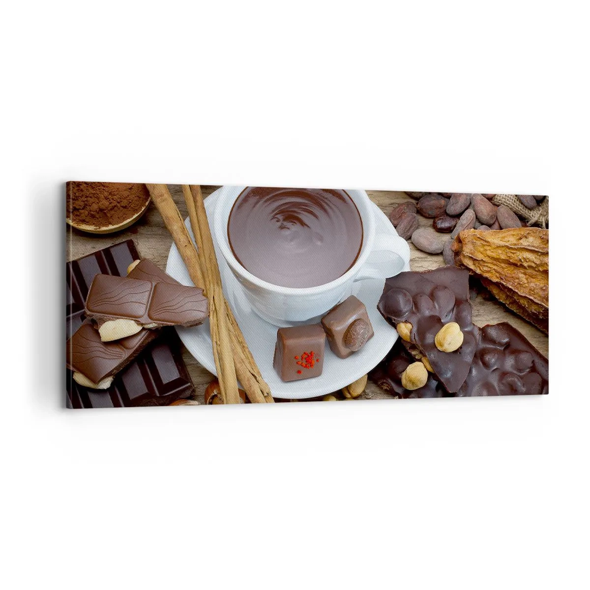 Canvas picture - From a Fairytale Factory of Chocolate - 100x40 cm