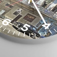 Clock face with numbers