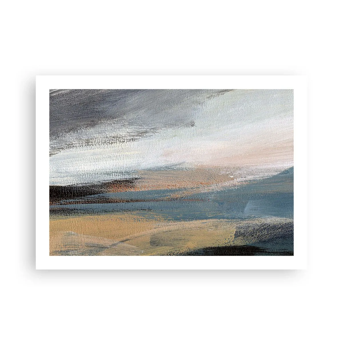 Poster - Abstract: Northern Landscsape - 70x50 cm