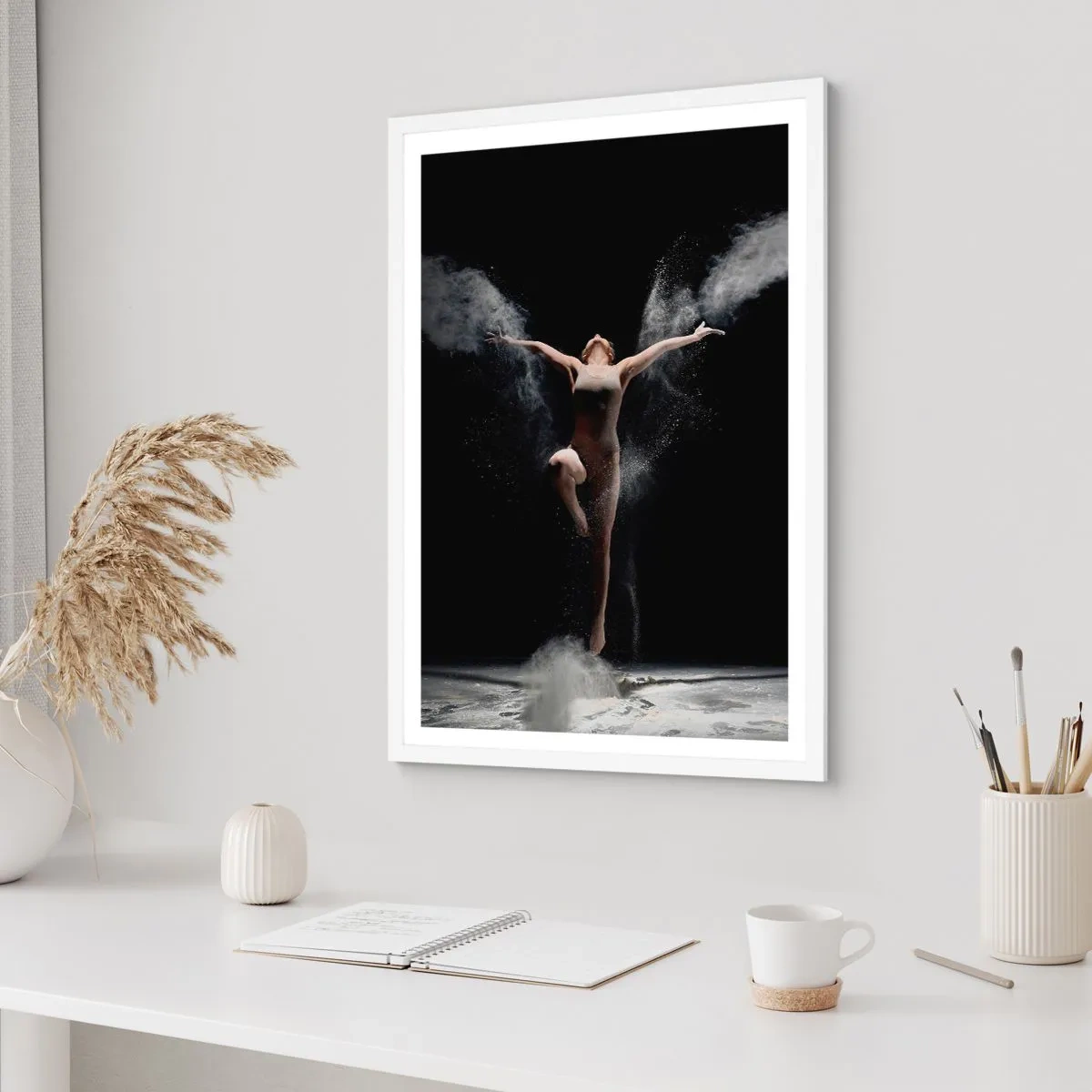 Poster in white frmae - Elves Exist - 61x91 cm